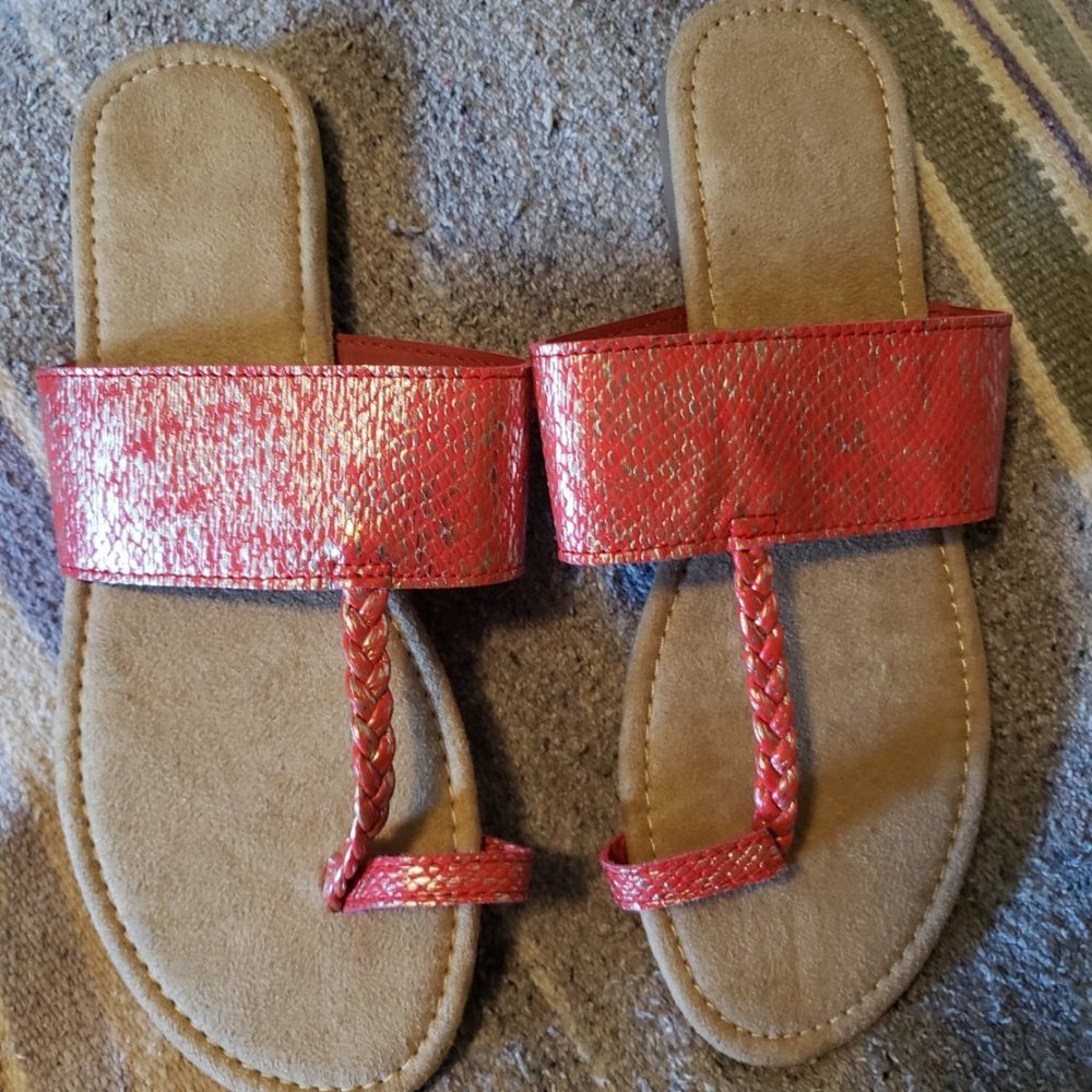 Women's flat toe strap Sandals (9)